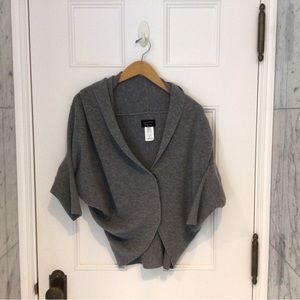 Lanvin wool lightweight sleeved shrug,size M